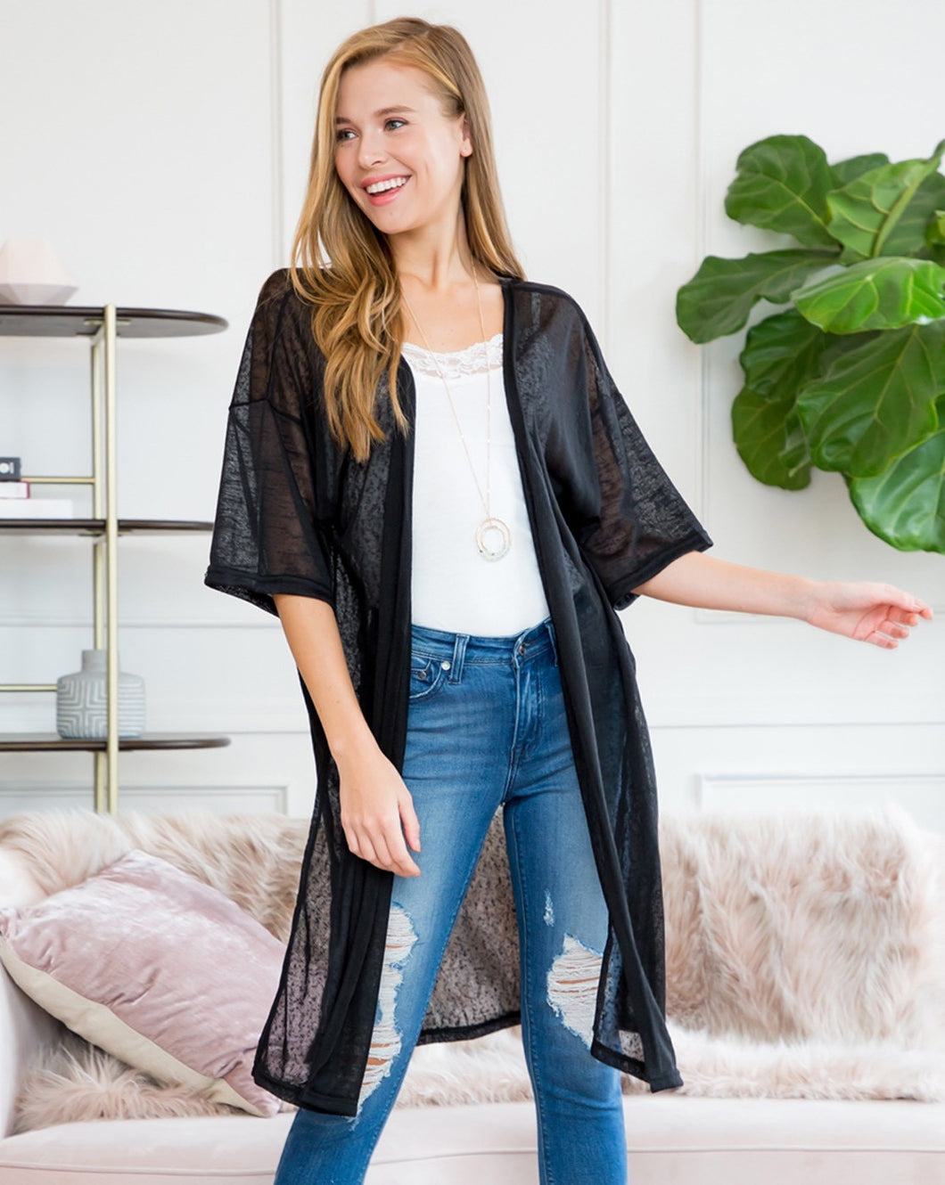 Black Cardigan