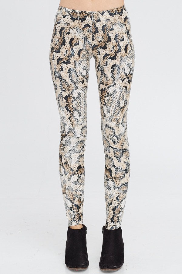 Snakeskin Leggings