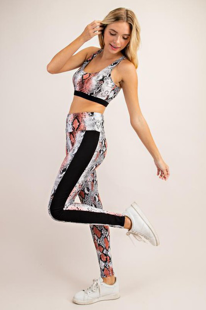 Snakeskin Workout Set