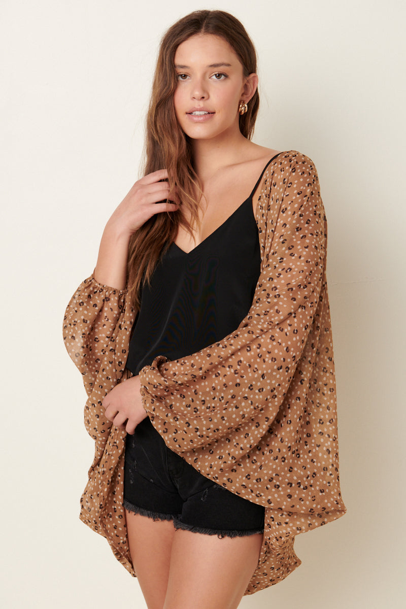 Mocha Kimono